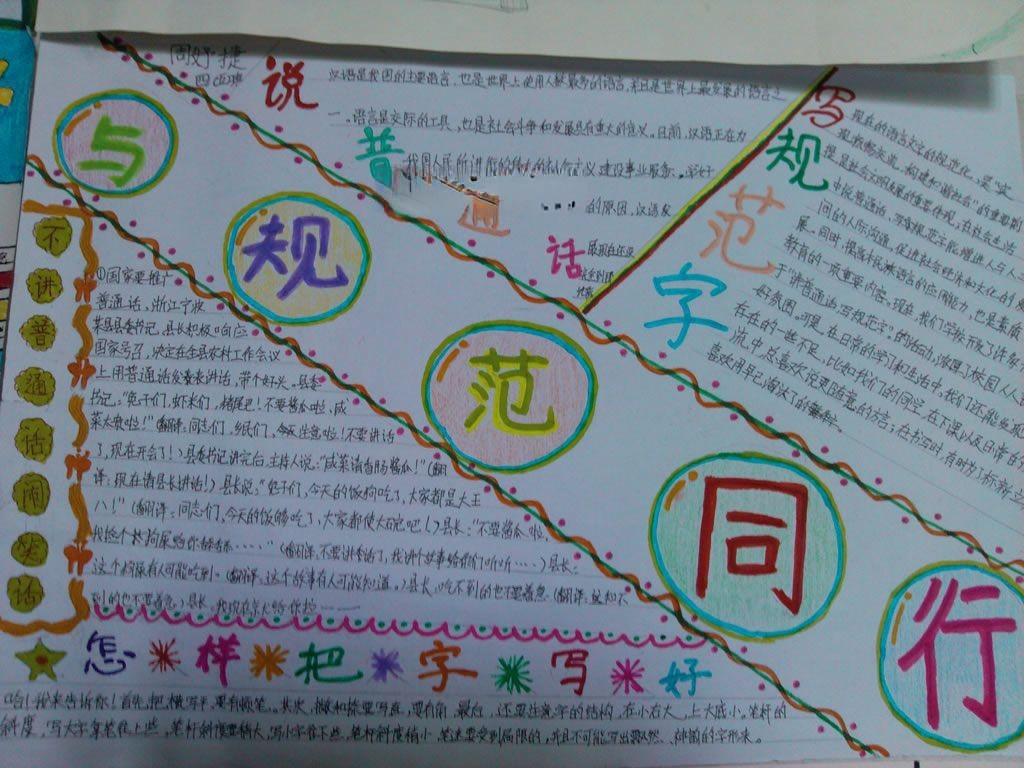 与规范同行手抄报大全