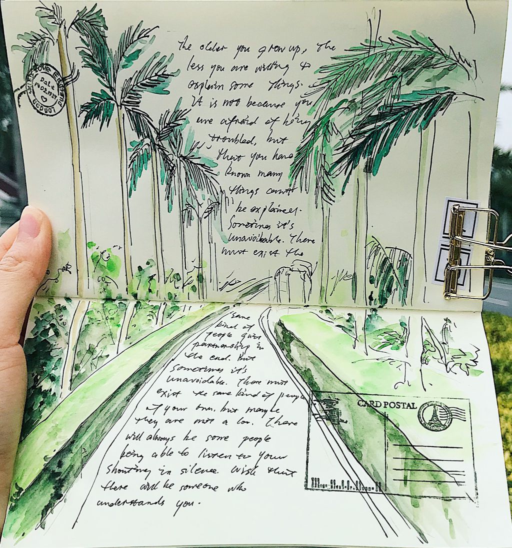 手绘旅行见闻作品欣赏