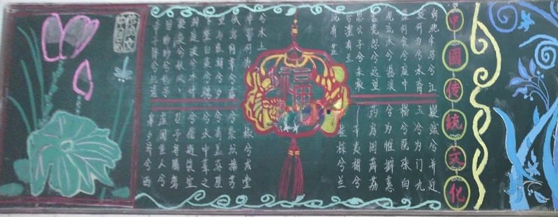 中国传统文化黑板报大全