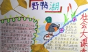野鸭湖国家湿地公园手抄报