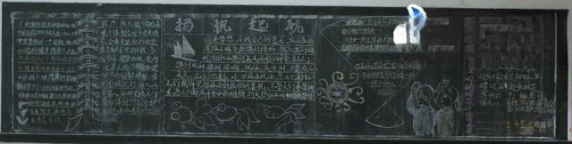扬帆起航黑板报作品欣赏