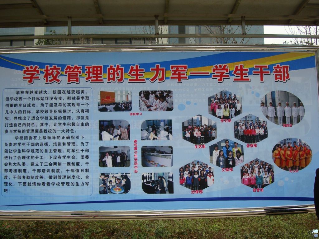 学校管理的生力军—学生干部 学校管理的生力军—学生干部