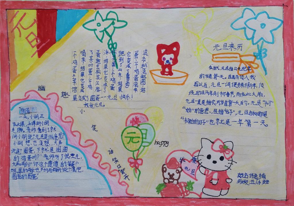 畅想2022手抄报图片展