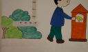 爱校园讲卫生手抄报