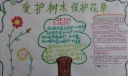 让花草树木好过冬手抄报图片