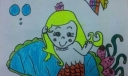 小美人鱼绘画作品