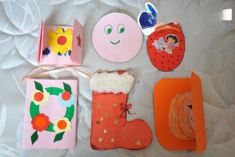 吹塑纸剪贴画作品4幅