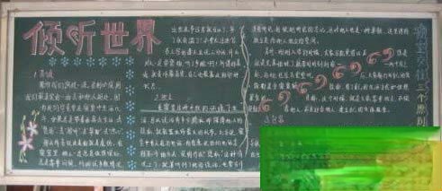 大学生优秀墙报设计：倾听世界