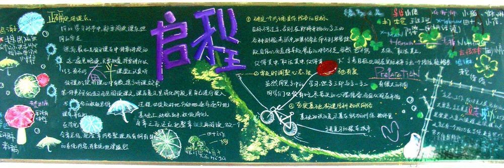 憧憬高三我们起航黑板报 憧憬高三我们起航黑板报