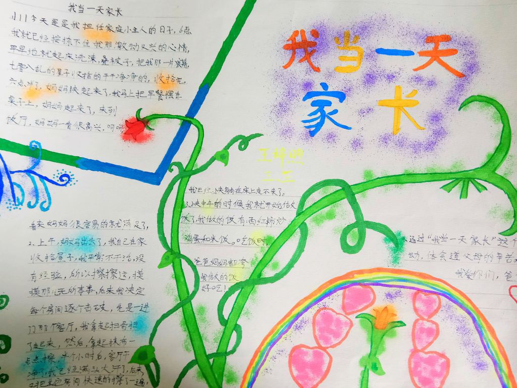 我当一天家长手抄报图片大全 我当一天家长手抄报图片大全