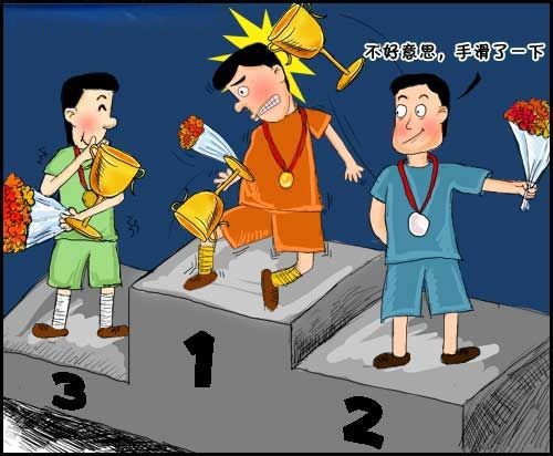 讽刺漫画之冠军待遇