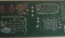 中学生火热青春黑板报-高清大图