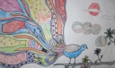 迎新年庆元旦手抄报绘画作品展