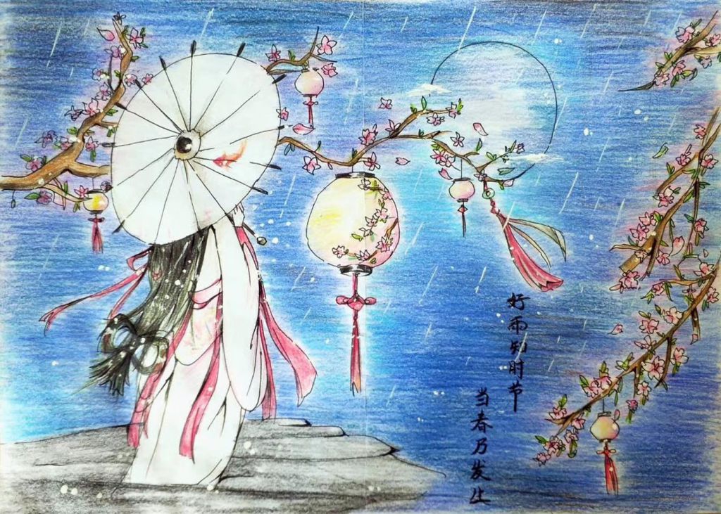 古诗词配画手抄报，暑期计划手抄报