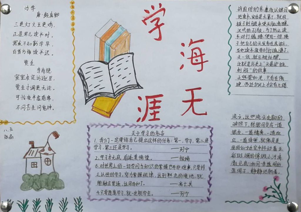 小学生教师节国庆节食品安全预防肺结核手抄报