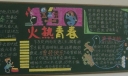 火热青春板报设计图