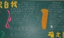 【组图】初三年级“认识自我，确定目标”主题黑板报设计欣赏