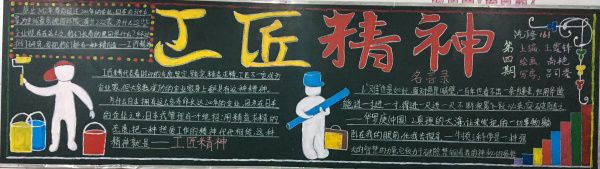 工匠精神黑板报图片大全
