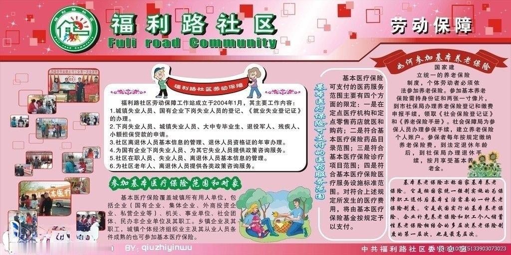 劳动保障板报设计图 劳动保障板报设计图