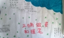 正确坐姿和握笔手抄报图片