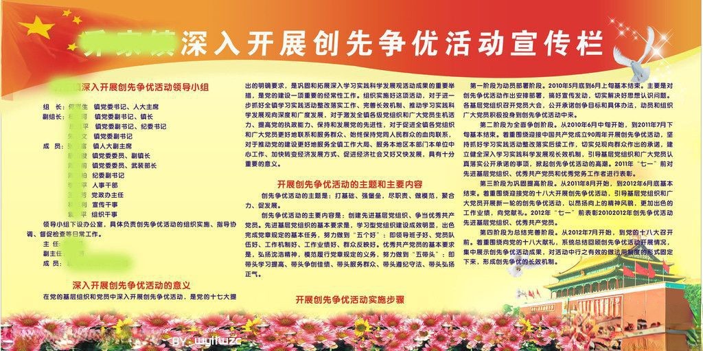 创先争优活动宣传栏图片