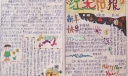 元旦迎新年手抄报-红太阳报