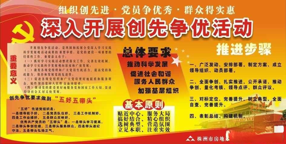 创先争优板报-组织创先进 党员争优秀 群众得实惠