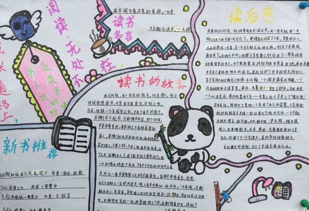 终身学习手抄报图片