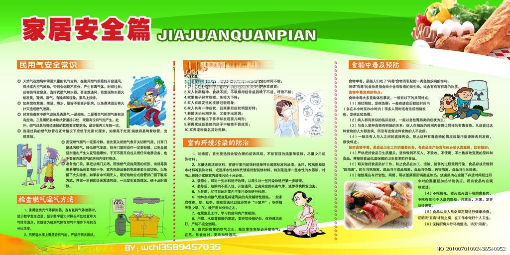 民用气安全板报