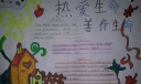 热爱生命善待生命手抄报