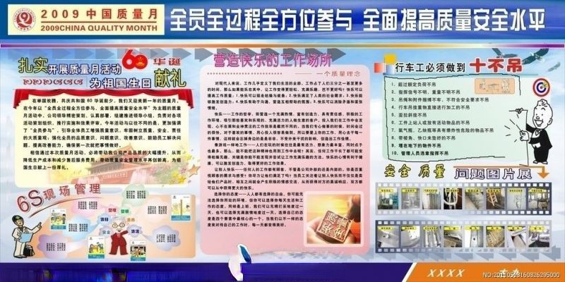 安全质量月板报图片