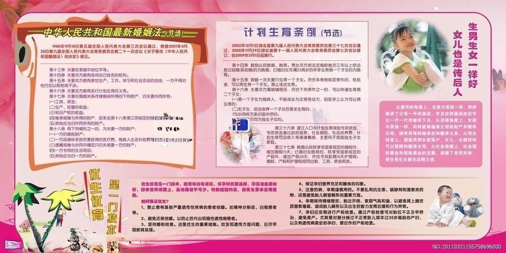 婚姻法板报设计图