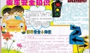 乘车安全知识手抄报