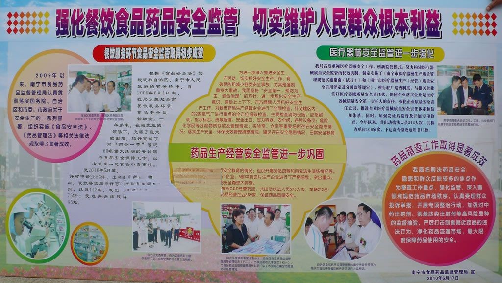 药品生产黑板报