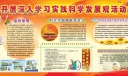 某政府开展深入学习实践科学发展观活动展板
