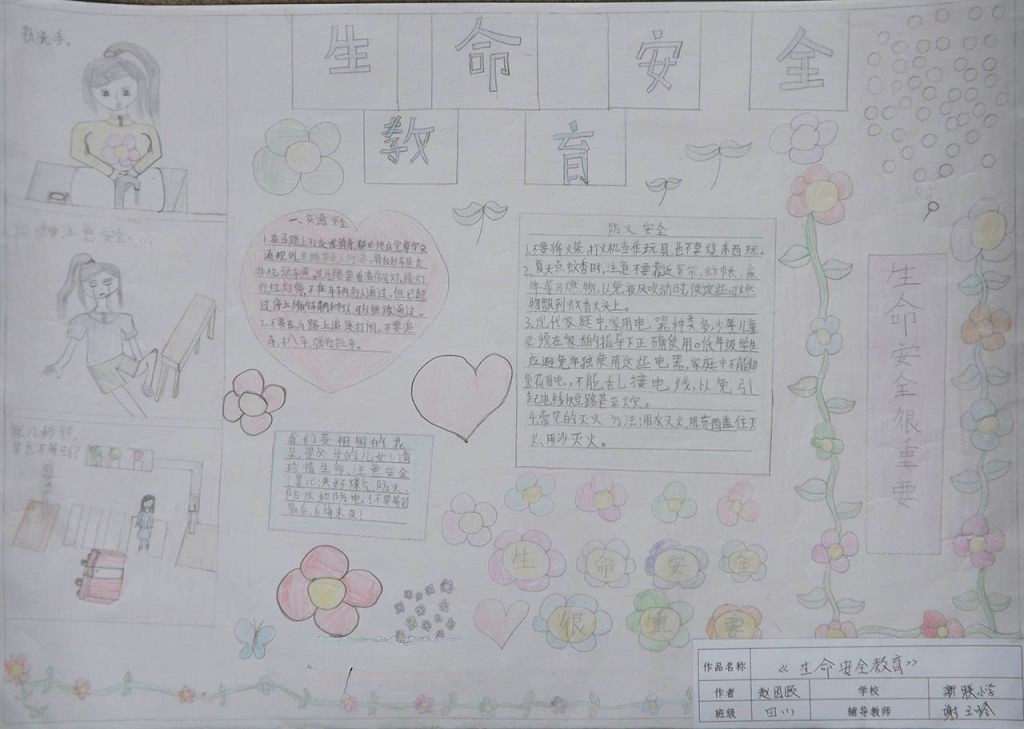 生命安全教育手抄报大全 生命安全教育手抄报大全