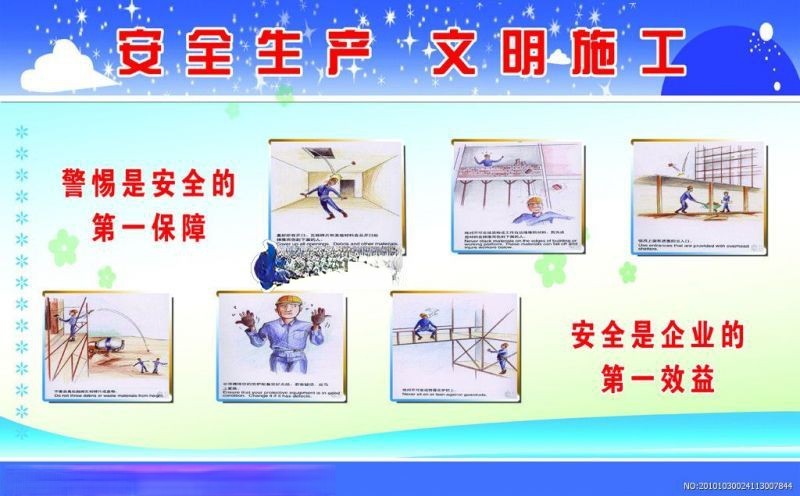 文明施工板报