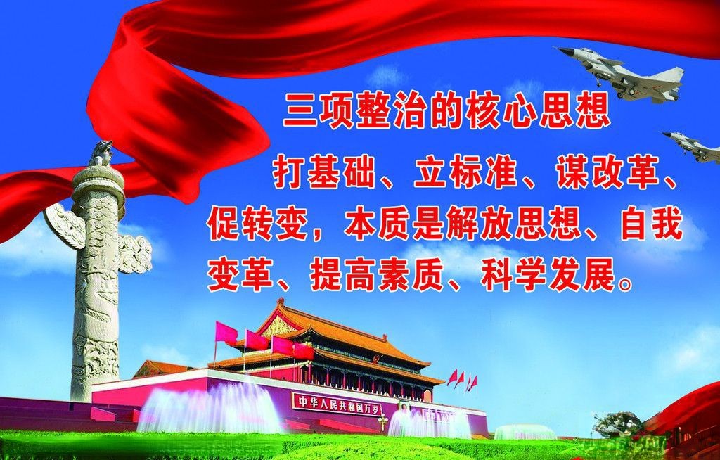 空军三项整治板报图片