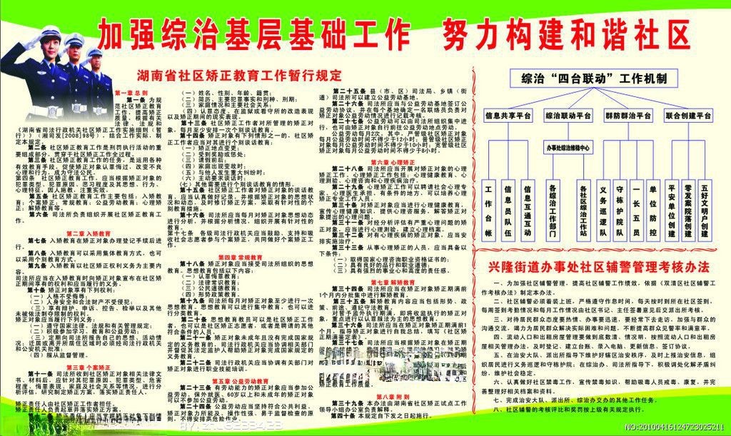 综治宣传板报图片