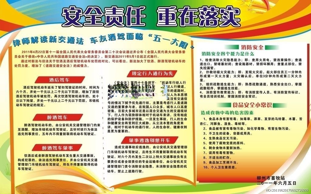 安全班报图片集萃