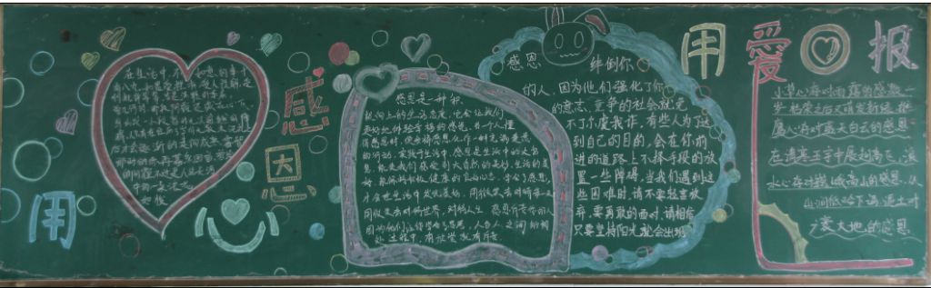感恩教育黑板报图片大全