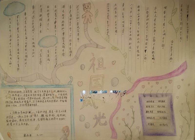 风景手抄报图片大全