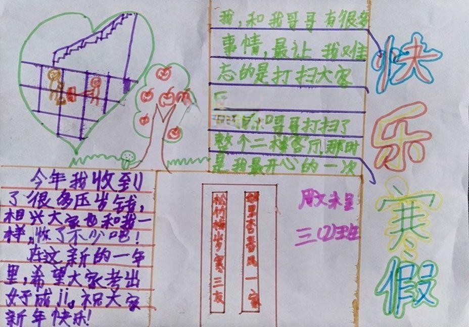 猴年寒假春节手抄报大全[]