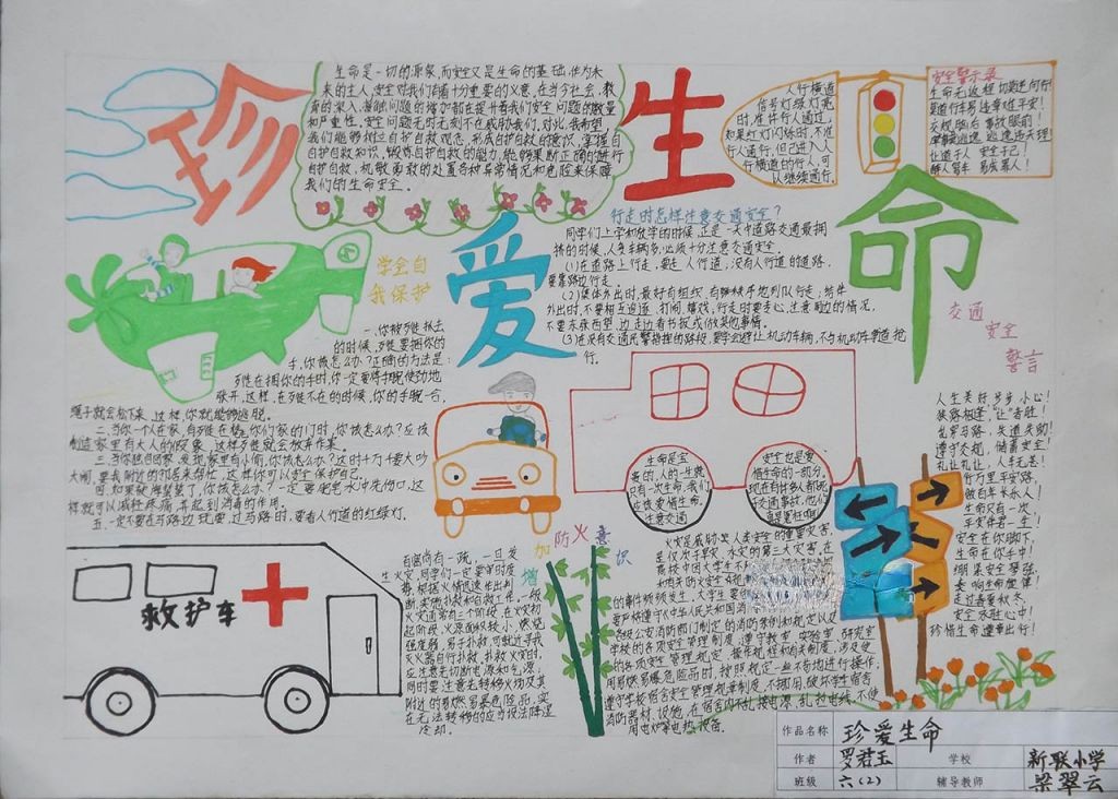 生命安全教育手抄报大全 生命安全教育手抄报大全