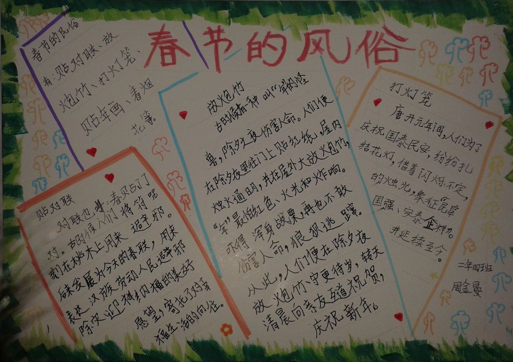 过春节迎新年手抄报图片展[高清组图]