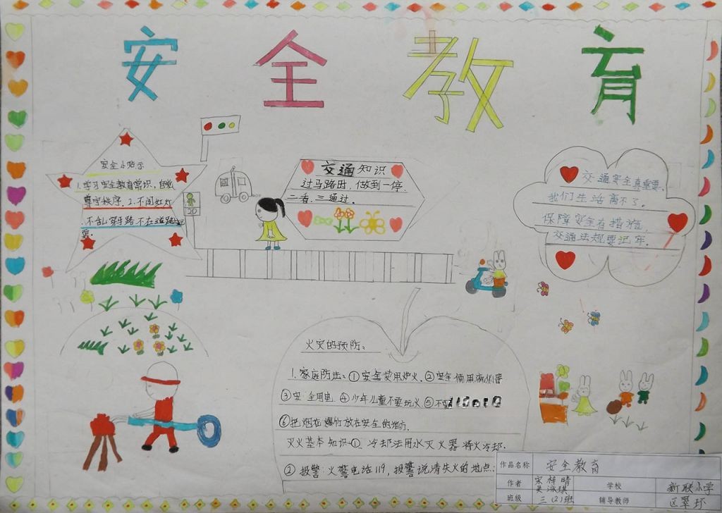 生命安全教育手抄报大全 生命安全教育手抄报大全