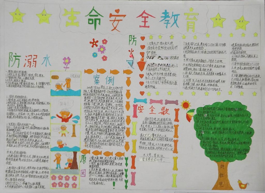 生命安全教育手抄报大全 生命安全教育手抄报大全