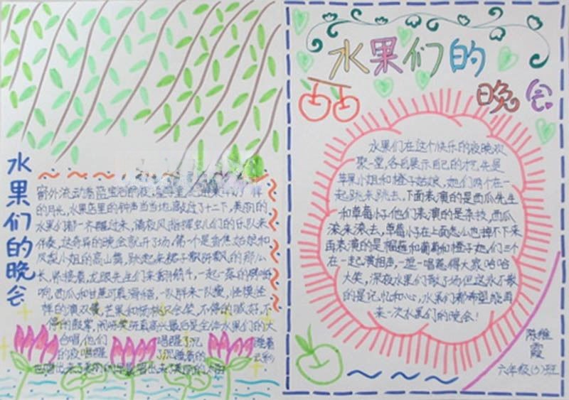水果们的晚会图片大全