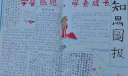 学会感恩学会成长手抄报版面图