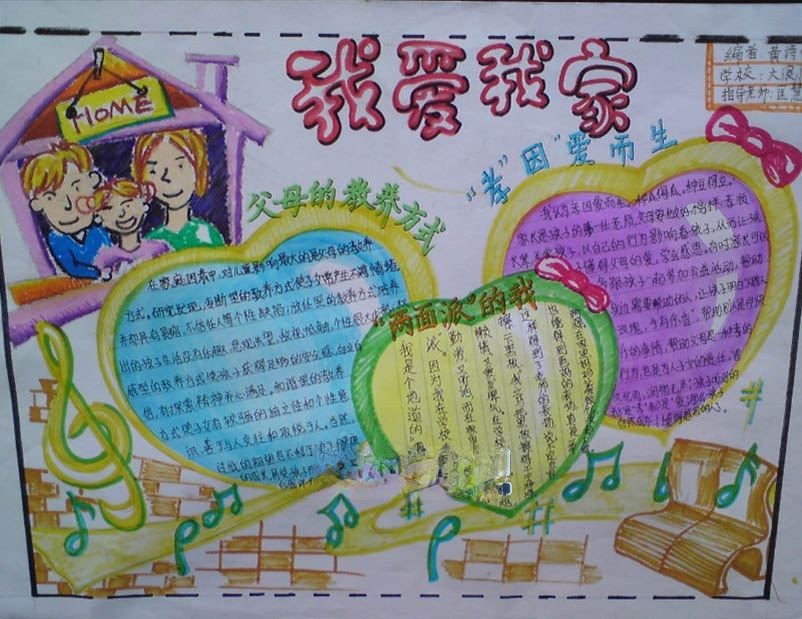 亲子运动会手抄报图片